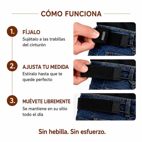 ✅2X1 en Cinturón Invisible Sin Hebilla + ENVÍO GRATIS!🔥